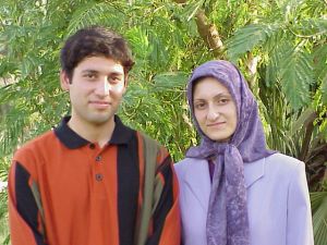 Nosrat and her brother Amir